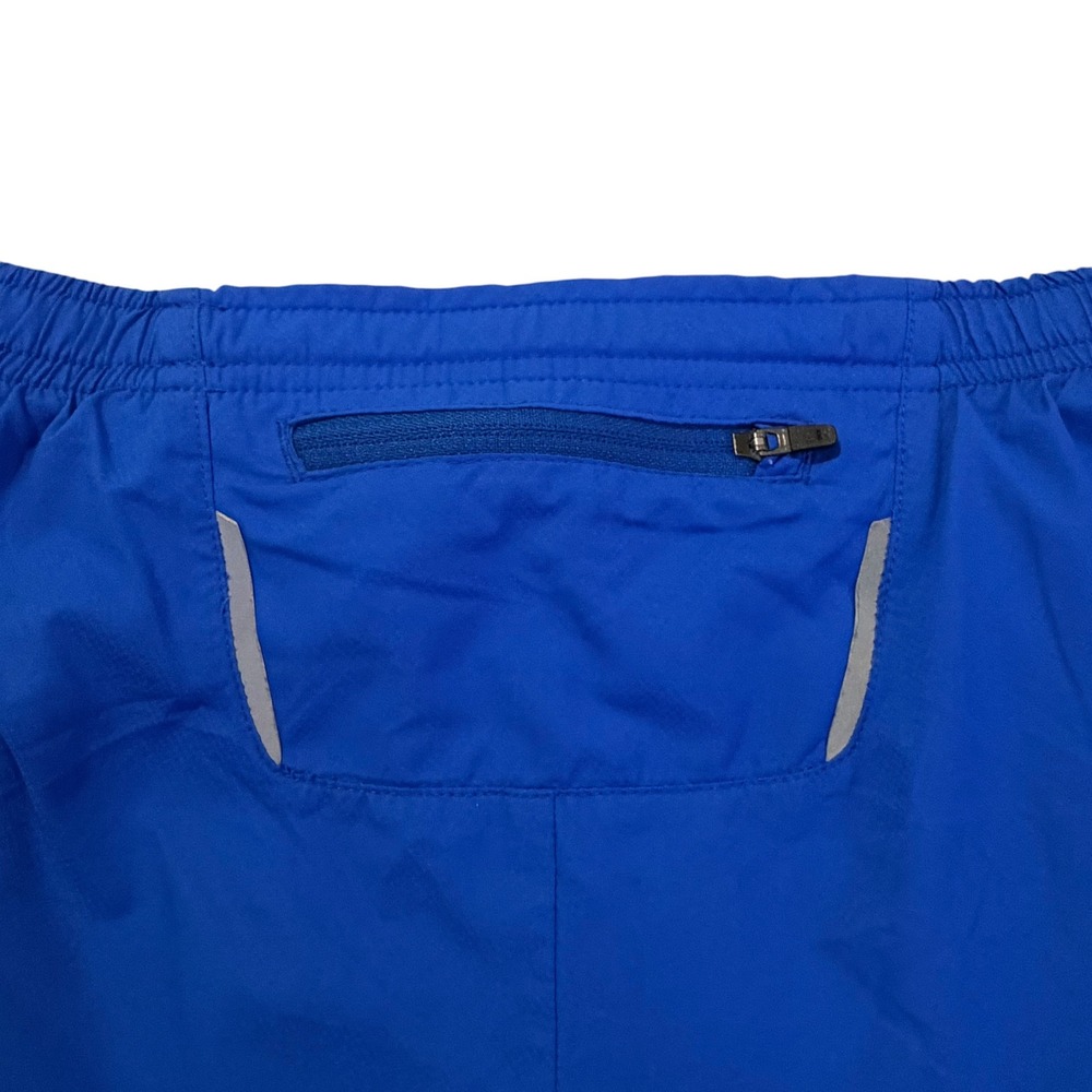 Polo Sport Ralph Lauren Mens Blue Running Shorts Large Zipper Pocket Lined - Picture 8 of 10